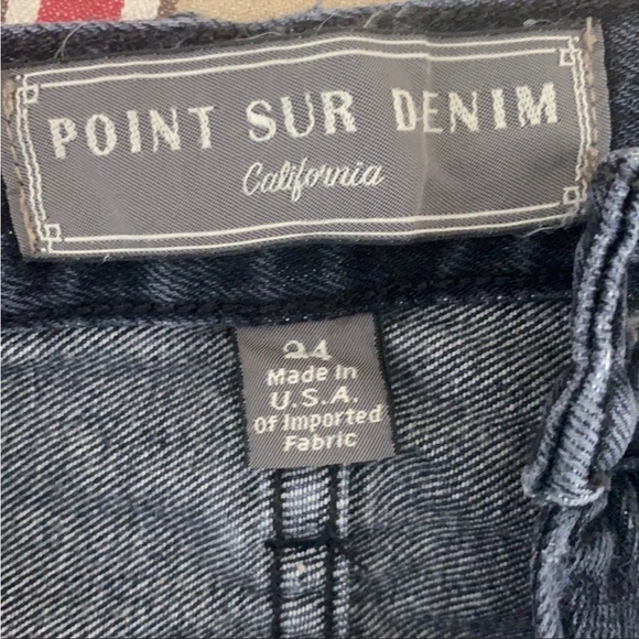 J. Crew Point Sur High Rise Jeans in Grey Black - Picture 4 of 10